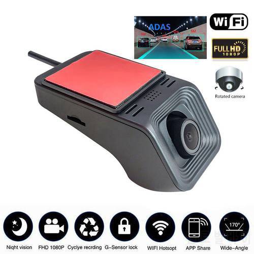 1080P Full HD WiFi Car DVR Dash Cam Vehicle Video Recorder ADAS Car Dash Camera Rear View Night Vision Auto Registar G-sensor