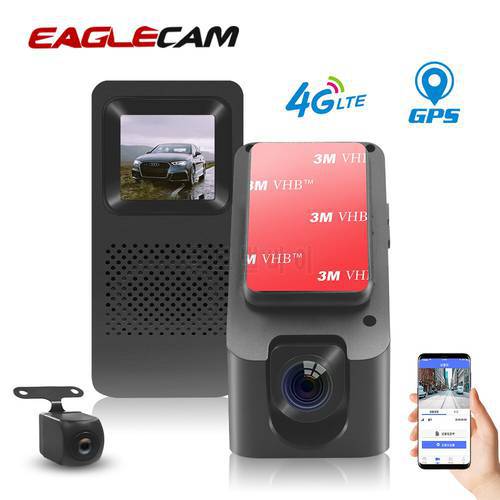 4G WiFi 1.56-inch Car Dash camera FHD 1080P Dual Lens GPS track Logger car video Recorder DVR Remote 24h Monitor Night Vision