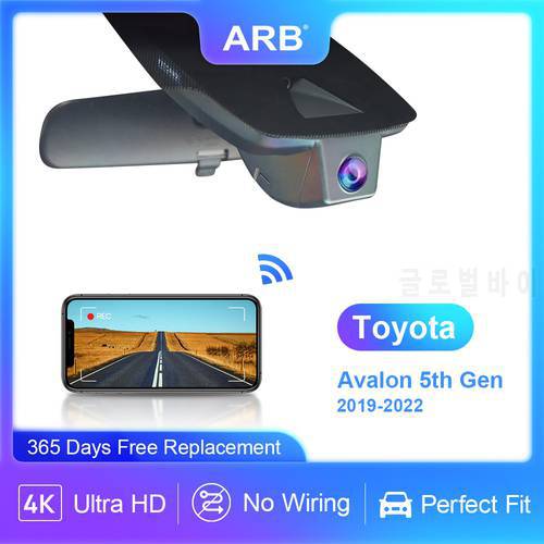 Dvrs for Toyota Avalon 5th Gen 2019 2020 2021 2022,ARB Dash Cam 4K Front and Rear Wireless for Car,Plug and play,Car Accessories