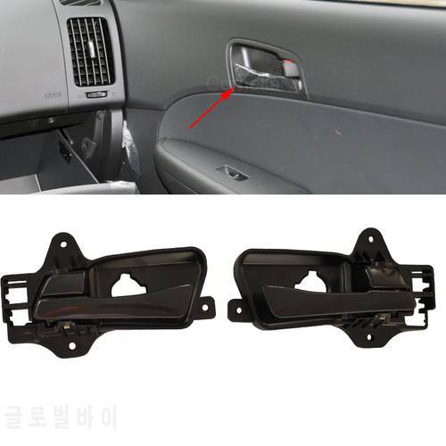 Bright Black LH/RH Car Interior Inside Inner Door Handle for Hyundai I30 2009 for I30CW 2007-2012 Auto Accessories 82610-2L000