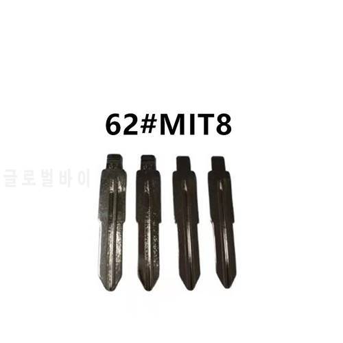 10pcs/lot LISHI MIT8 62 Metal Blank Uncut Flip KD VVDI Remote Key Blade for Mitsubishi Auto Replacement Parts Inrterior Accesso