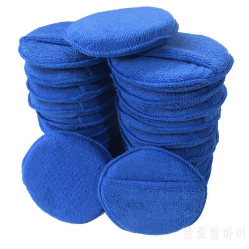 6 inch soft car polishing and waxing sponge wax applicator microfiber sponge Car Care Home Cleaning Tool bicycle cleaning sponge