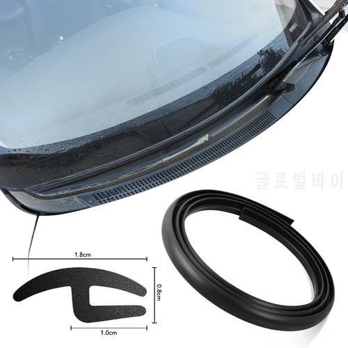 Ageing Rubber Seal Strips Under Front Windshield Panel for citroen c4 opel astra for tesla model 3 for seat leon ibiza mazda 3