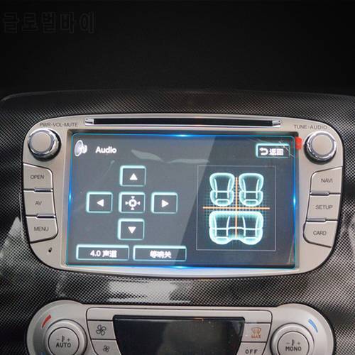 Car Tempered Glass Protective Film car Sticker for Classic Fortfox DVD GPS touch full LCD screen car accessories