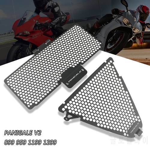 Motorcycle Accessories Radiator Guard Grille Cover Cooler Protector For Ducati Panigale 899 959 1199 R S 1299 R FE/S Panigale V2