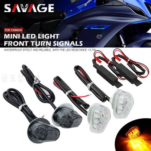 LED Turn Signal Light Indicator For YAMAHA YZF R7 2021 2022 YZFR7 YZF-R7 Motorcycle Accessories Mini Flashing Lamp Side Lights