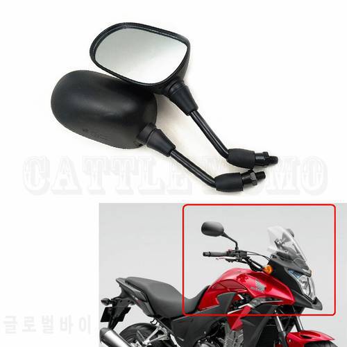 Motorcycle 10mm Rear View Mirrors For Honda CB400X CB400F CB500F CB500X CB 400X 400F 500F 500X