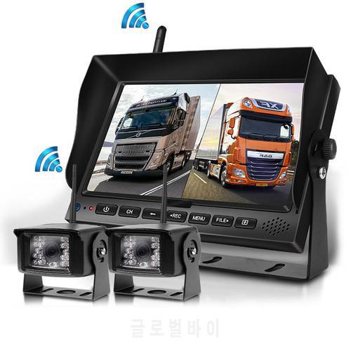 7 inch wireless car monitor screen reverse Vehicle Rear monitors reversing camera screen for car monitor for auto Truck RV
