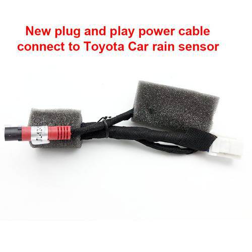Easy installtion Car DVR Dash Camera Plug and Play Power Cable Connect to Car Rain Fall Sensor for Toyota Camry Corolla RAV4