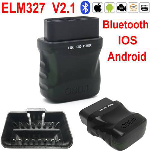 Super Mini ELM327 V2.1 Bluetooth-Compatible OBD2 Scanner Wifi ELM 327 V1.5 On Android IOS Car Diagnostic Tool OBD II Code Reader