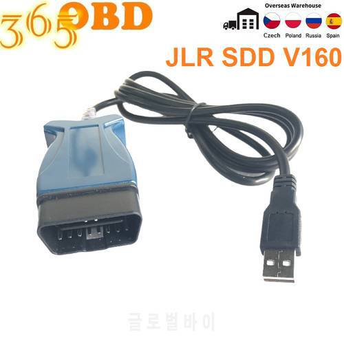 JLR V160 SDD PRO for L-and R-over JLR OBD2 3-in-1Scanner Support till 2017 SDD Auto Diagnostic Tool for JLR SDD V160 for J-aguar