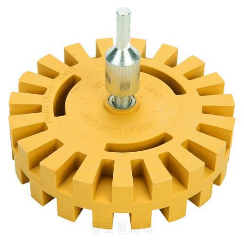 4 Inch Car Rubber Degreaser Wheel Tire Remover Rubber Grinding Wheel Tire Buffing Tool Car Tyre Repair Tool