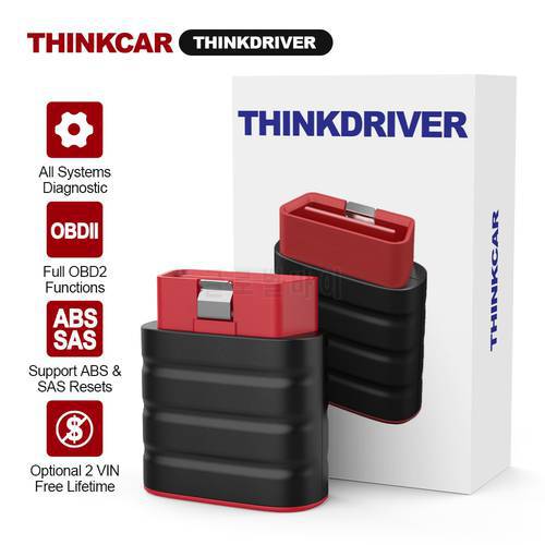 THINKCAR THINKDRIVER OBD2 Scanner Lifetime Free Full System Diagnostic Code Reader ABS SAS Maintain Reset Car Diagnostic Tools