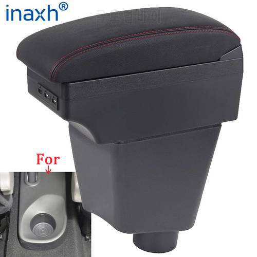For Renault Clio 4 Armrest For Renault Captur Clio 3 III IV Car Armrest box Car accessories Storage box cup holder ashtray USB