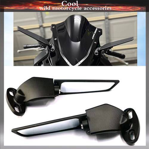 Modified Motorcycle Rearview Mirrors Wind Wing Adjustable Rotating Side Mirrors for Honda CBR 900RR 929RR 954RR 600RR 1000RR