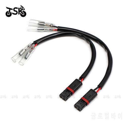 Motorcycle accessories Turn Signal Wiring Harness Connectors Adapter Plug For BMW