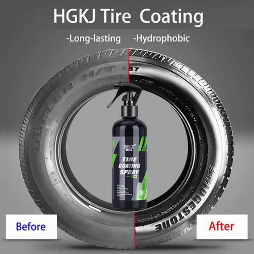 Black Car Tire Blackening Ceramic Coating Spray Liquid Refurbishing Agent Auto Washing Accessories Spraying Wax Clean