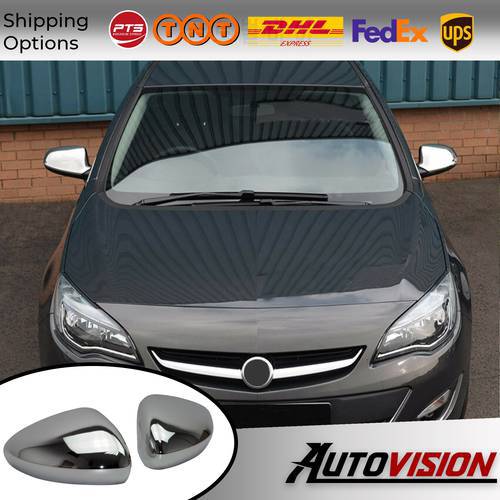 Mirror Cover For Opel Vauxhall Astra J 2009 2015 ABS Chrome Case CAR Shields External Parts Stainless Chrome High Quality