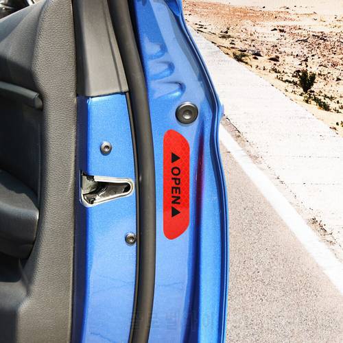 Car OPEN Auto Warning Mark Reflective Tape for Fiat 500 Opel Insignia Suzuki Swift Sx4 Hyundai Ix35 Creta Ix25 Nissan