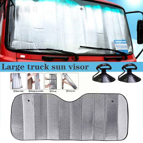 Car Truck Sunshades Cover Sun Protection Exterior Parts Glass Accessories Sun Visor Front Windshield For Van Lorry Bus RV Tools
