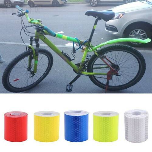 Motorcycle Sticker Bicycle Durable Car Reflector Protective Tape Safety Warning Stickers Strip Roll Reflective Sticker