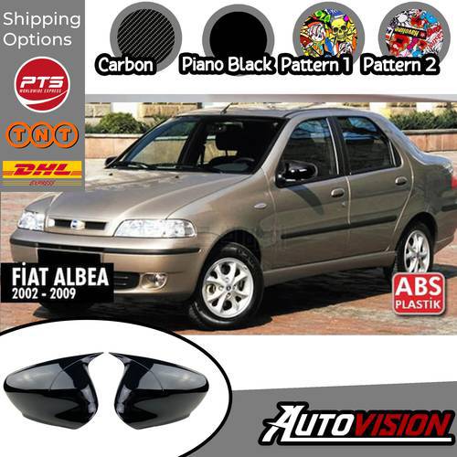 Mirror Cover For Hyundai Albea 2002 2009 Accessory Bright Black BAT BATMAN Case CAR Shields External Part