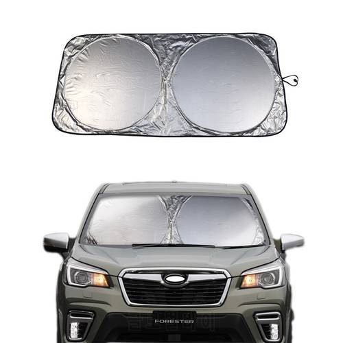 Car Windshield Sunshade For Subaru Forester Impreza Legacy Outback BR-Z Front Window Sun Shade Auto logo Windscreen Visor Cover