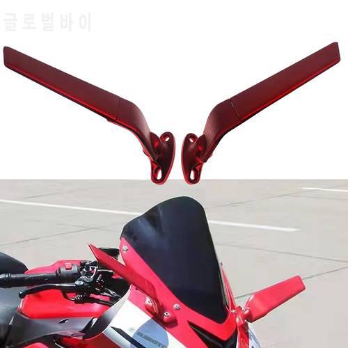 cnc high quality Motorcycle Swivel Wing Multi-angle Adjustable Rotating Mirrors for Aprilia RS660 RS250 RS125 GPR APR 250 150