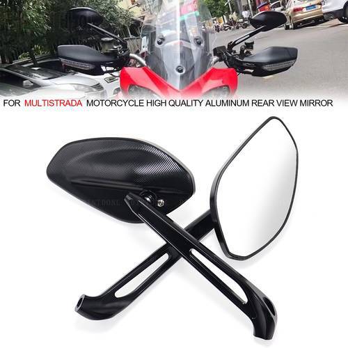 Motorcycle Rear View Mirror For DUCATI Multistrada V4 Pikes Peak V2 950 1200 1260 S Enduro Left Right Glass Lenses Accessories