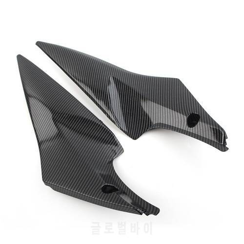 1Pair Motorcycles Tank Side Cover Panel Fairings Carbon Fiber Accessories For Suzuki GSXR600 750 K6 2006 2007 High Quality