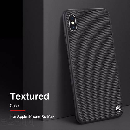 Case for iphone XS Max NILLKIN Textured Nylon fiber case back cover for iphone XS Max XR durable non-slip Thin and light