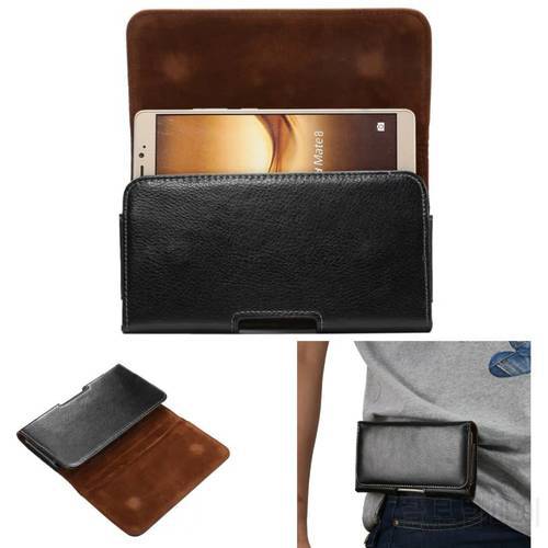 Luxury Genuine Leather Men Waist Bag Clip Belt Pouch Case For ASUS Zenfone Max Pro M1 ZB601KL ZB602KL ZB633KL 5Z ZS620KL ZE620KL