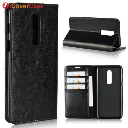 Genuine Leather Case For Oneplus 6 Luxury Business Wallet Cover For One plus 6 OnePlus6 Flip Mobile Phone Bag Etui Coque Hoesje