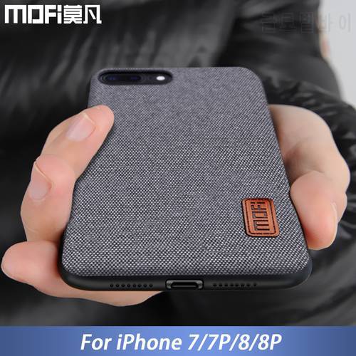 MOFi case for iphone8 iphone 8 plus case cover silicone edge shockproof business men back cover 8P 7 plus case for iphone 7 case