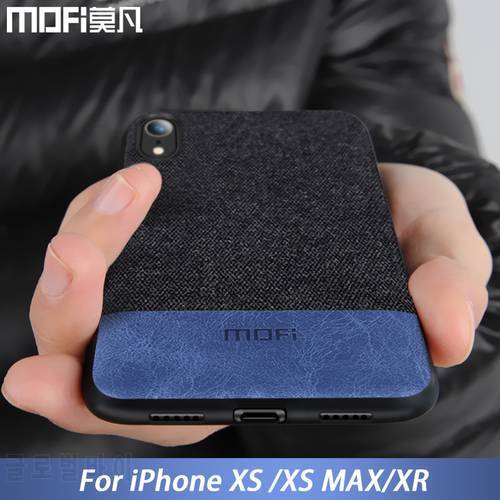 MOFi original case for iPhone XS case cover for iPhone XR fabric protective silicone coque capas for iPhone XS Max case
