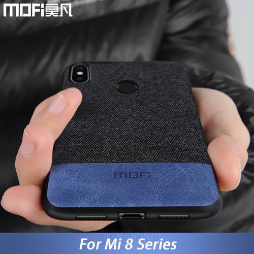 For Xiaomi Mi8 Case Cover Mi 8 Explorer Version Back Cover Silicone Fabric Shockproof Case Coque Capas MOFi Mi8 SE Case
