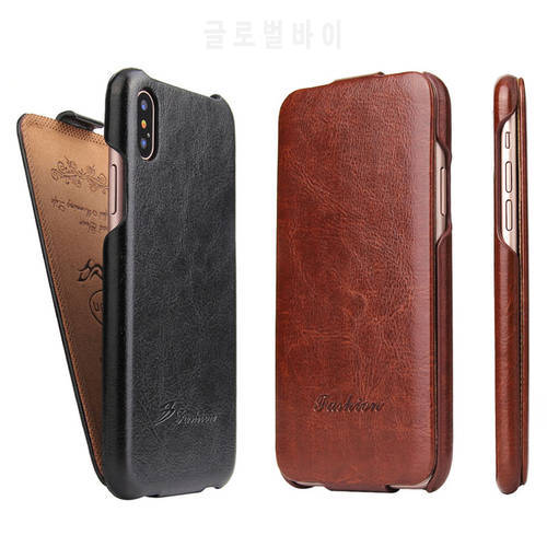 Luxury Business Case For Iphone X XS Max XR Phone Case Vertical Flip Cover For Iphone 7 8 11 12 13 Mini 14 Pro Max Leather Shell