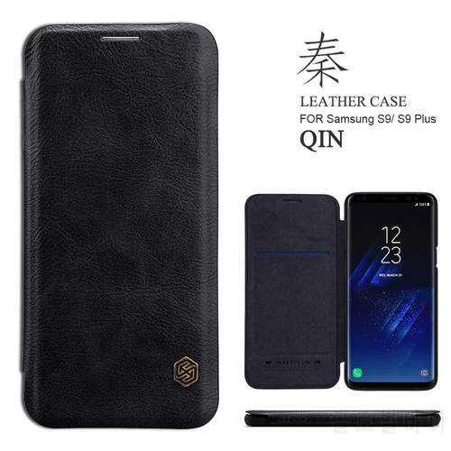 for Samsung Galaxy Note 10 Plus 9 S20 Ultra Case Nillkin Qin Flip Leather Case for Samsung S20 S10 S9 S8 Plus S7 Edge Phone Case