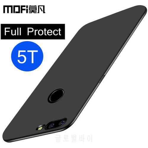 for oneplus 5t case cover one plus 5t cover back hard protect shockproof oneplus A5010 coque fundas MOFi 5t case 6.01