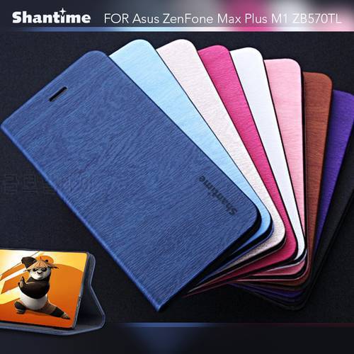 For Asus ZenFone Max Plus M1 ZB570TL Book Case Tpu Silicone Back Cover For Asus ZenFone Max Plus M1 Business Leather Phone Case