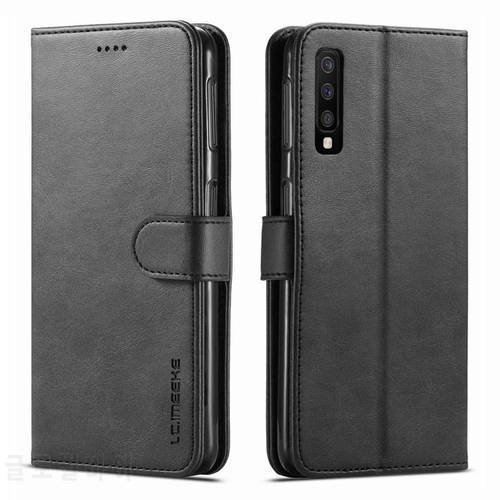 Case For Samsung A7 A9 Luxury Flip Cover Magnetic Closure Wallet Leather Phone Etui For Samsung Galaxy A8 Plus 2018 A 7 8 9