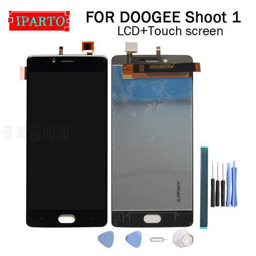5.5inch DOOGEE SHOOT 1 LCD Display+Touch Screen Digitizer Assembly 100% Original New LCD+Touch Digitizer for SHOOT 1+Tools