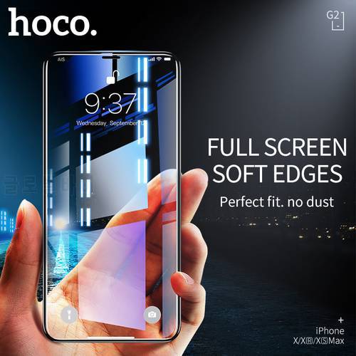 HOCO Best for Apple iPhone X XS Max XR Full HD Tempered Glass Film Screen Protector Protective 3D Full Cover Screen Protection