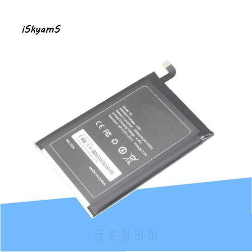 iSkyamS 1x 6250mAh T6 HT6 Replacement Li-Polymer Battery For Homtom HT6 & DOOGEE T6 T6 PRO Smart Mobile Cell Phone Battery