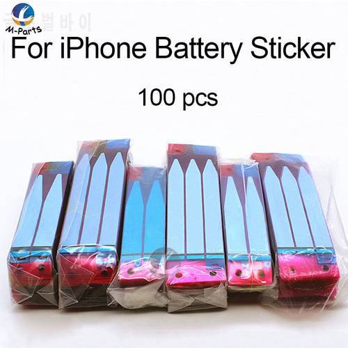 100pcs Battery Adhesive Sticker For iPhone 11 Pro Max XS Max XSM XR X 8 7 6 6S Plus 5S SE 5C 5 4 Anti-Static Glue Tape Strip Tab
