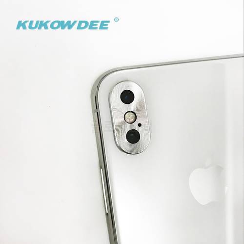 Metal Bumper Camera Protector For iPhone 7 plus Camera Screen Lens Cover For iPhone X Back Camera Metal Case Cover XS MAX XR