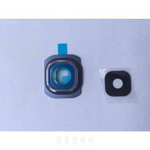 GZM-parts 1 Piece Replacement Back Rear Camera Glass Lens Cover with Adhesive For Samsung Galaxy S6 G920 S6 edge + Camera lens