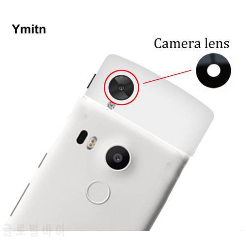 New Ymitn Housing Retail Back Rear Camera lens Camera cover glass with Adhesives For LG Google 5 Nexus 5X D820D821