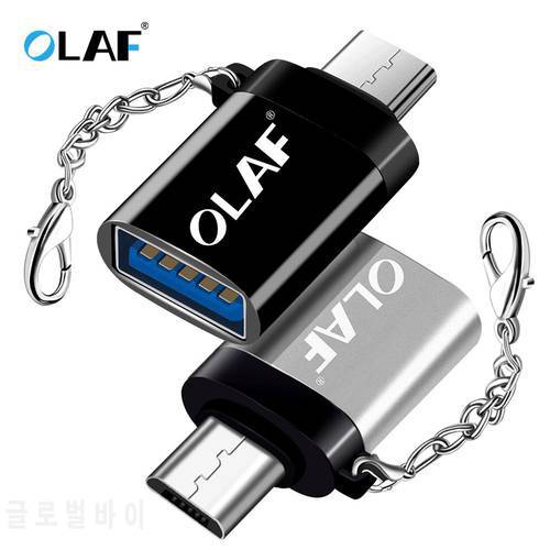 OLAF OTG Micro USB Cable Adapter For Xiaomi Redmi Note Samsung Android Charging Converter USB 2.0 Microusb OTG Cable Connector