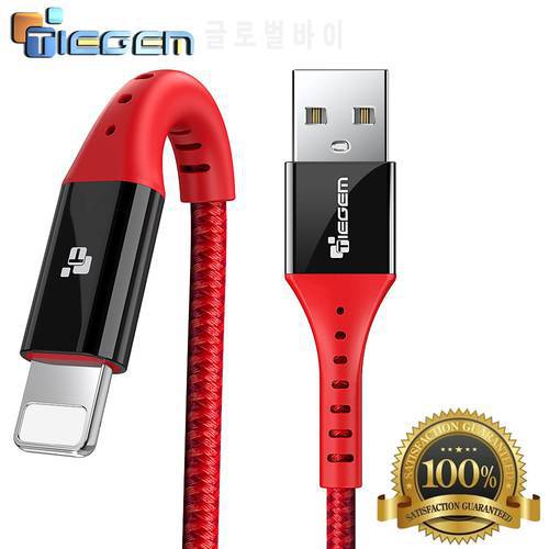 USB Cable For iPhone, Tiegem Fast Data Charging Charger Cable For iPhone X 8 7 6 6s s 5 5s se iPad Wire Cord Mobile Phone Cable